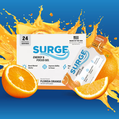 Surge Energy & Focus Gel - Florida Orange